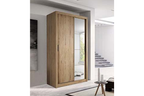 Denmark Small Sliderobe 1.2m - Oak Shetland