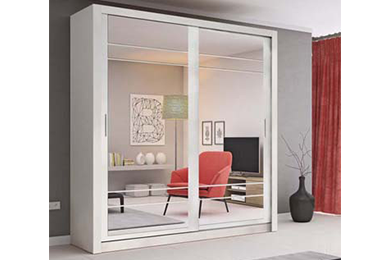 Boston Small Sliderobe 2.03m - White