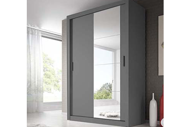 Denmark Large Sliderobe 1.5m - Grey