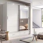 Alpha Small Sliderobe 2.0m - White