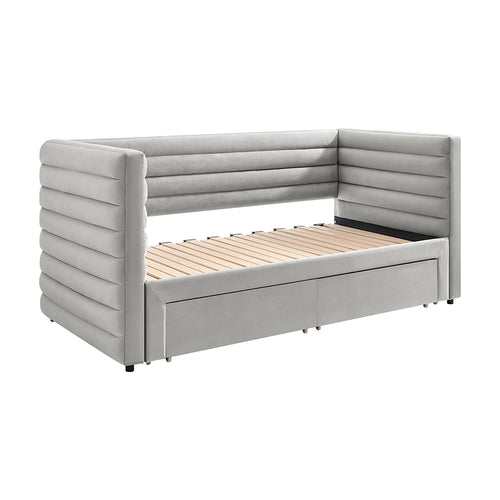 Bellatrix Daybed with Drawers Grey