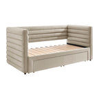 Bellatrix Daybed with Drawers Taupe