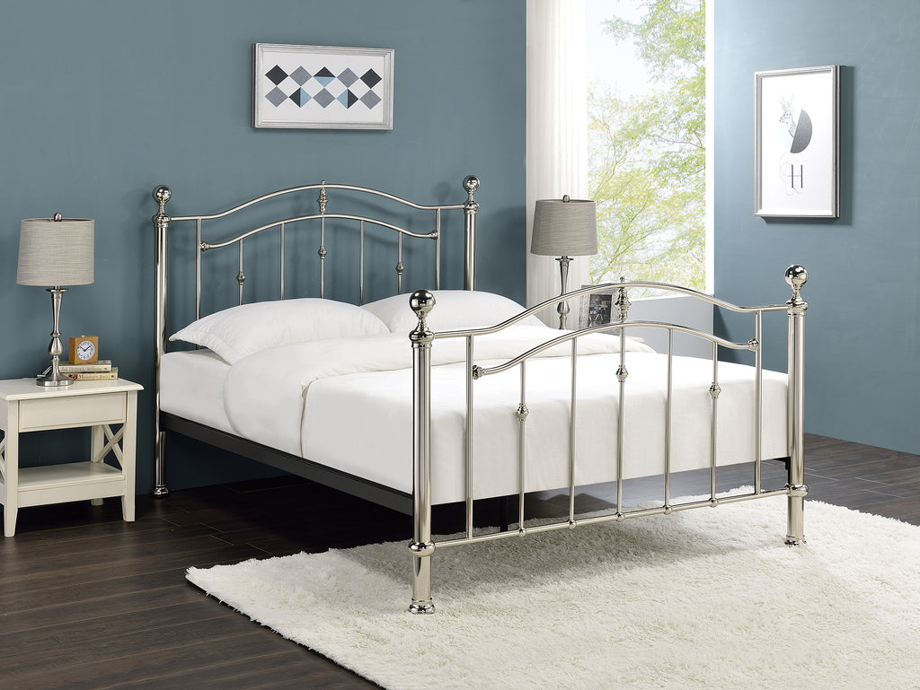 Callisto Chrome Metal bed