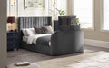 Clara Side Lift Ottoman TV Bed - Dark Grey