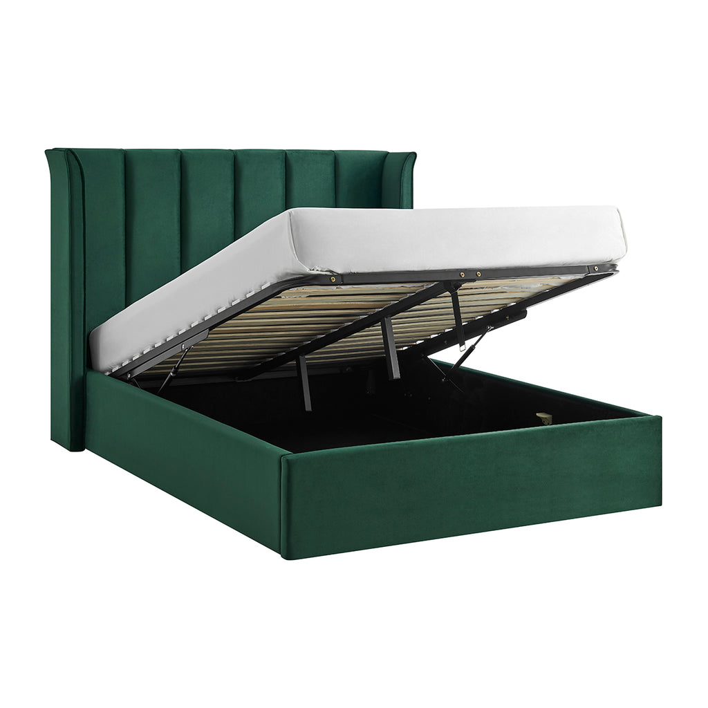 Polaris Emerald Green Storage Bed