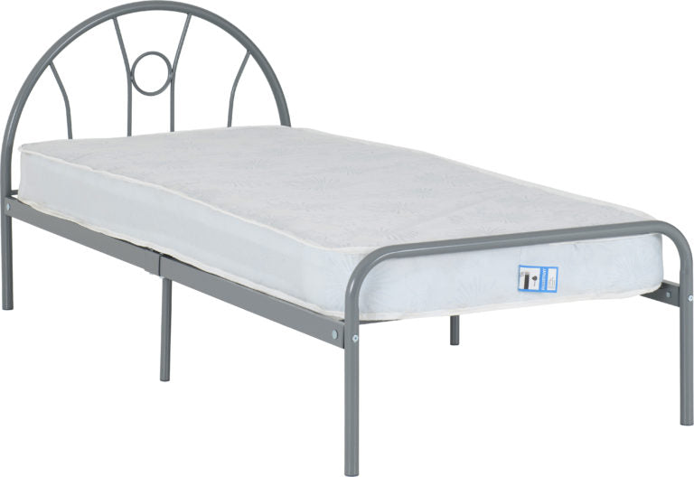 Nova single Bed Silver