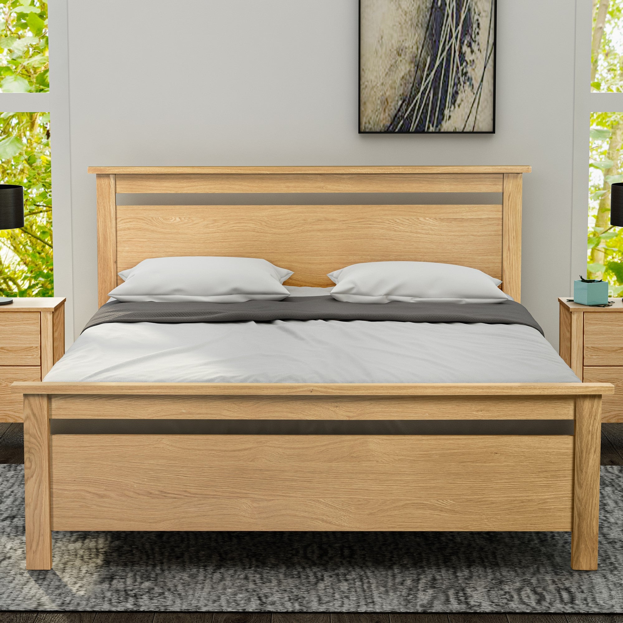 Nero Oak Bed