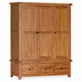 Oscar Triple Wardrobe with Drawers