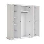 Paris Wardrobe with 4 doors - White