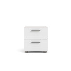 Pepe Nightstand - Oak with White High Gloss