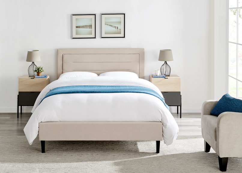 Picasso Bed in Biscuit