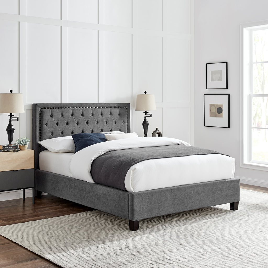 Rhea Dark Grey bed
