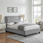 Rhea Light Grey bed