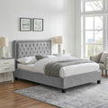 Rhea Light Grey bed