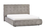 Odette Upholstery Bed - Light Taupe