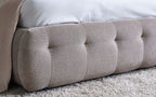 Odette Upholstery Bed - Light Taupe