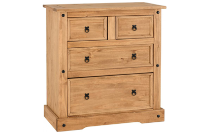 Corona 2+2 Drawer Chest
