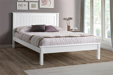 Taurus White L/F bed