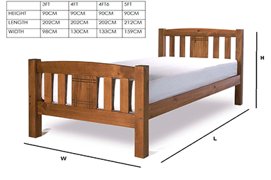 Sedna wooden Bed