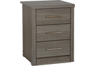 Lisbon 3 Drawer Bedside