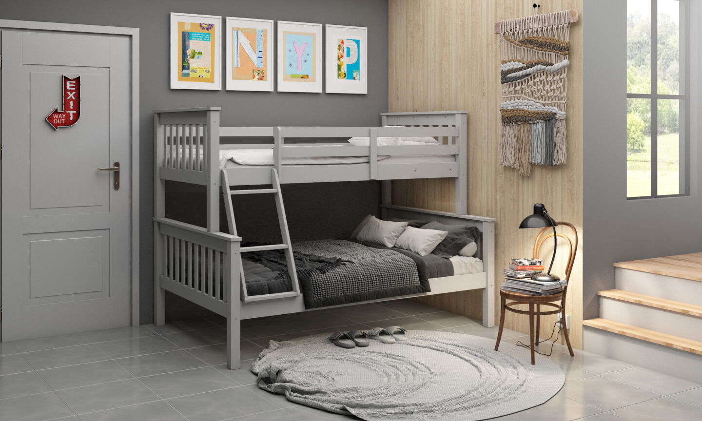 Athens Triple bunk bed