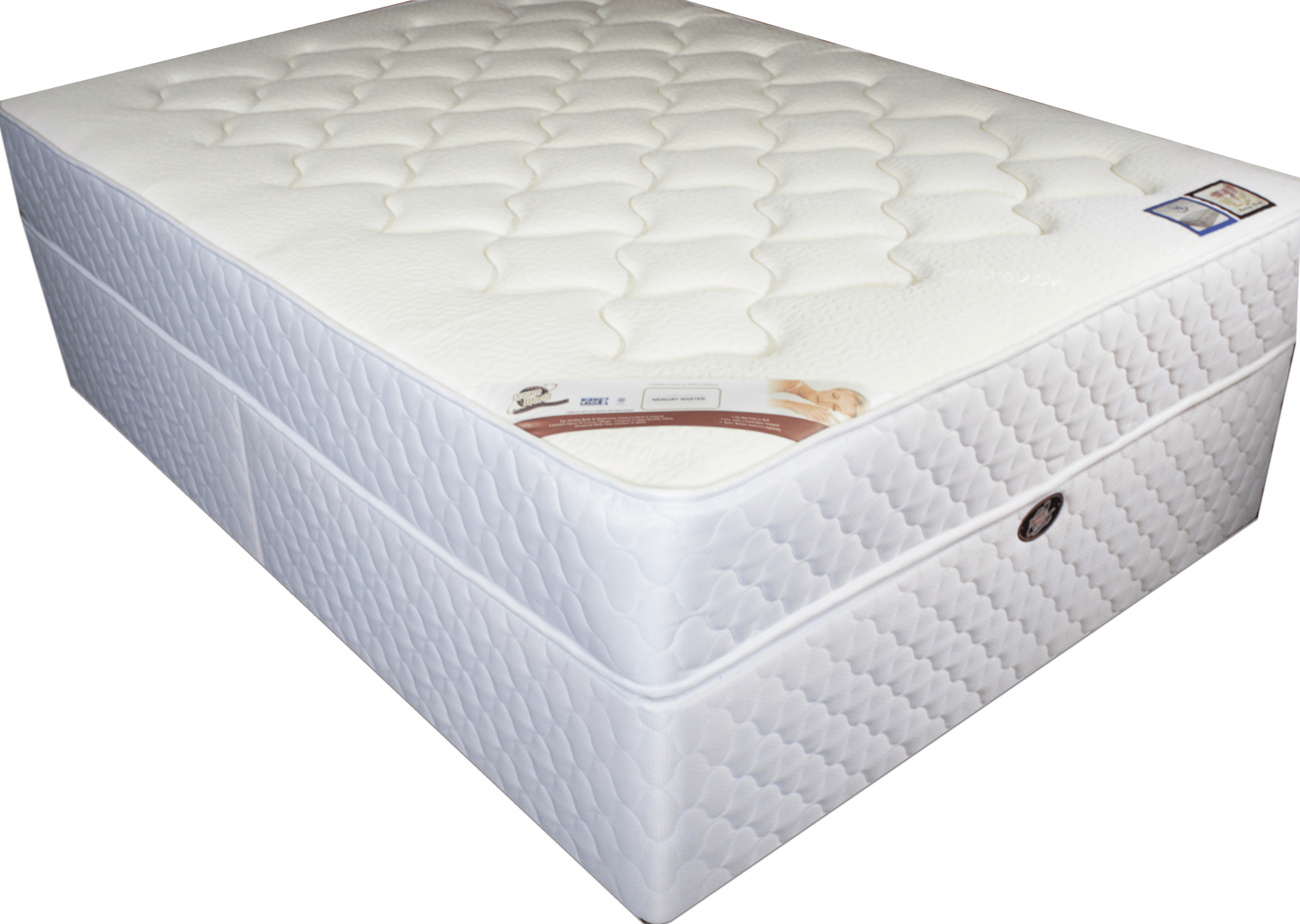 Double divan bed with online memory foam mattress