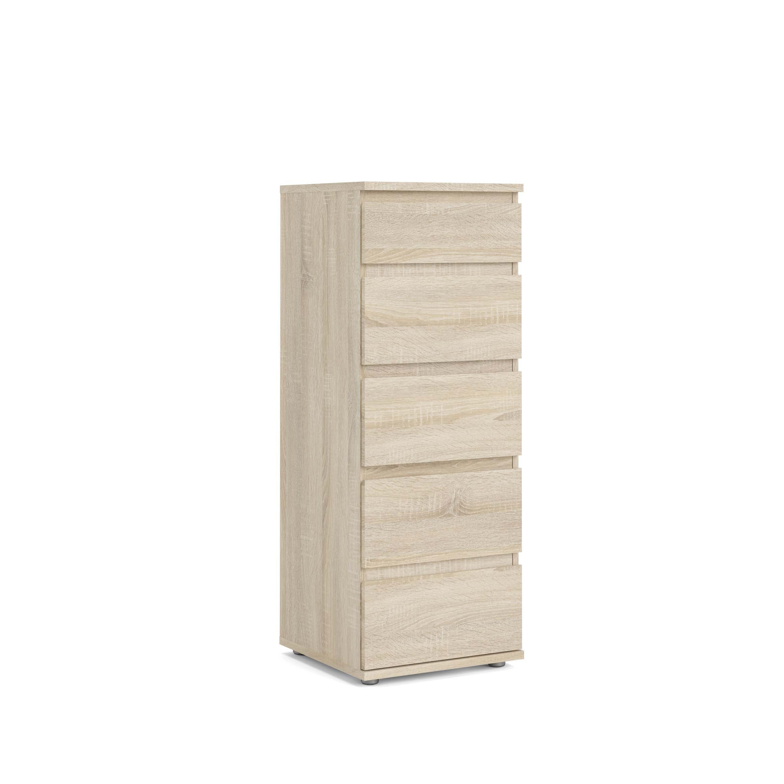 Nova 5 Drawer Narrow Chest