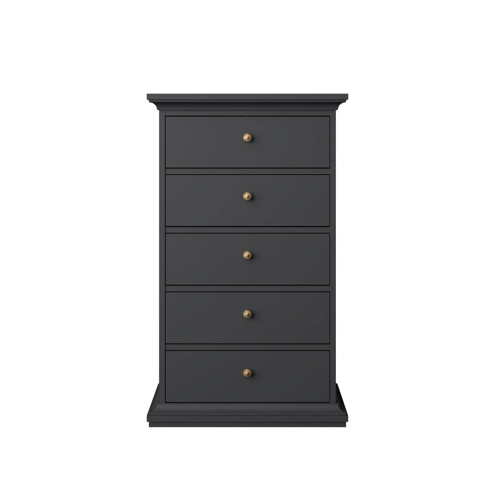 Paris 5 Drawer Chest