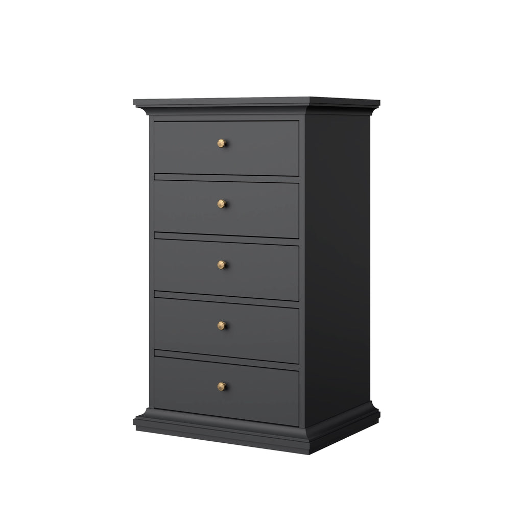 Paris 5 Drawer Chest