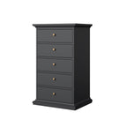 Paris 5 Drawer Chest