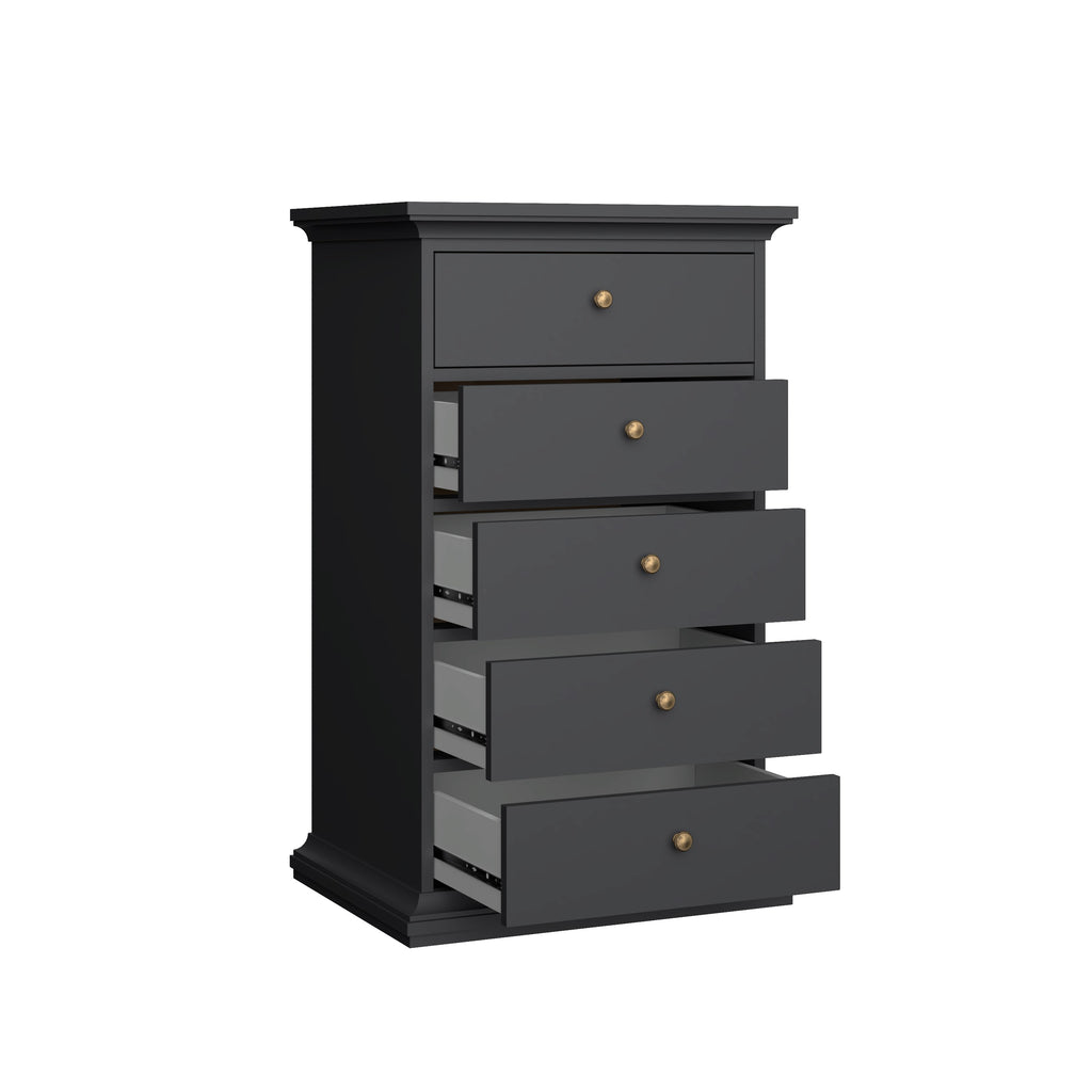 Paris 5 Drawer Chest