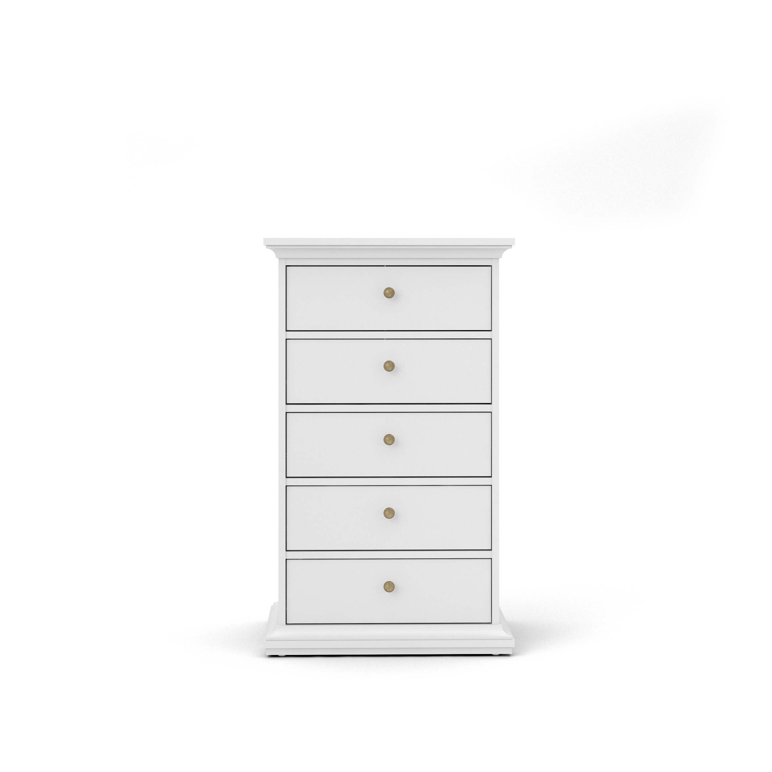 Paris 5 Drawer Chest