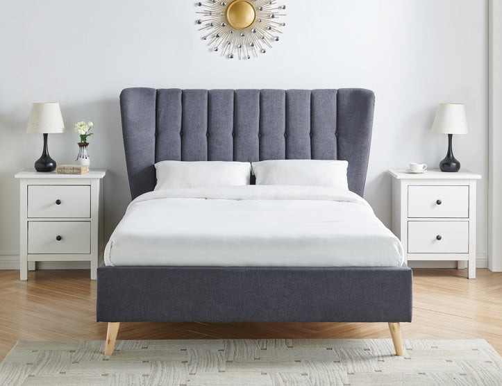 Tasya Dark Grey bed