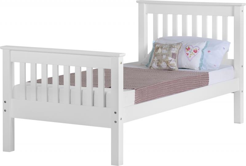 Monaco high foot best sale end bed frame