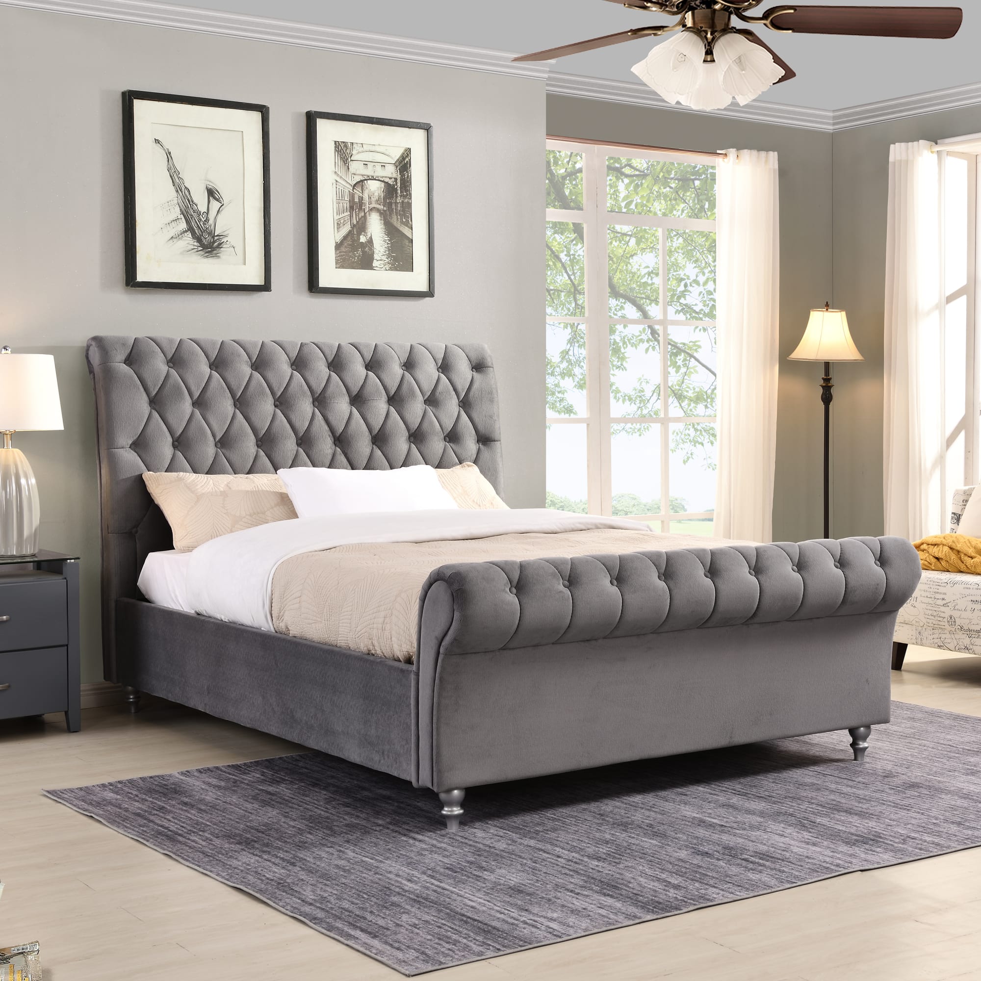 Kilkenny Grey Bed
