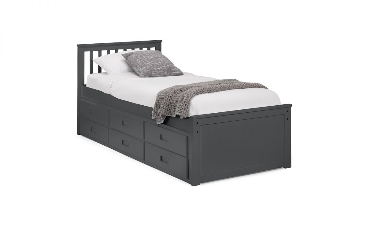 Maisie Bed with under bed Anthracite