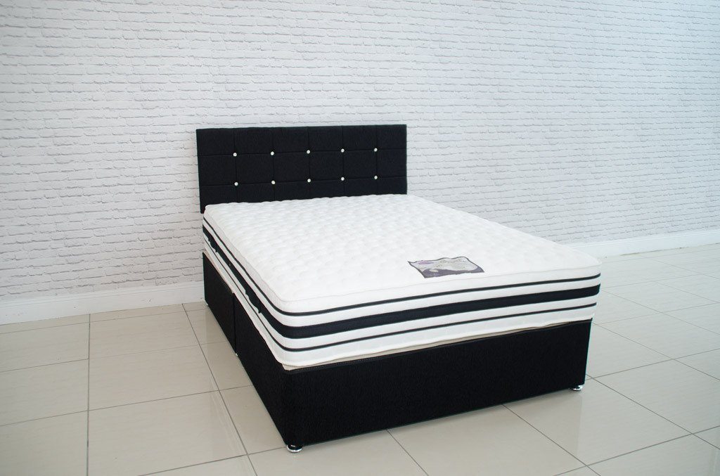 Visco Memory and pocket sprung Divan