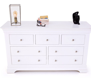 Chantilly White 3 over 4 Chest