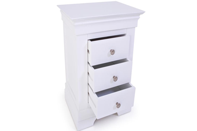 Chantilly White Bedside Locker