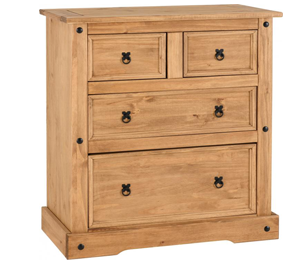 Corona 2+2 Drawer Chest