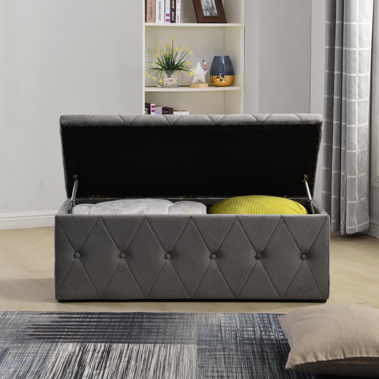 Kilkenny Grey Blanket Box - Image 5