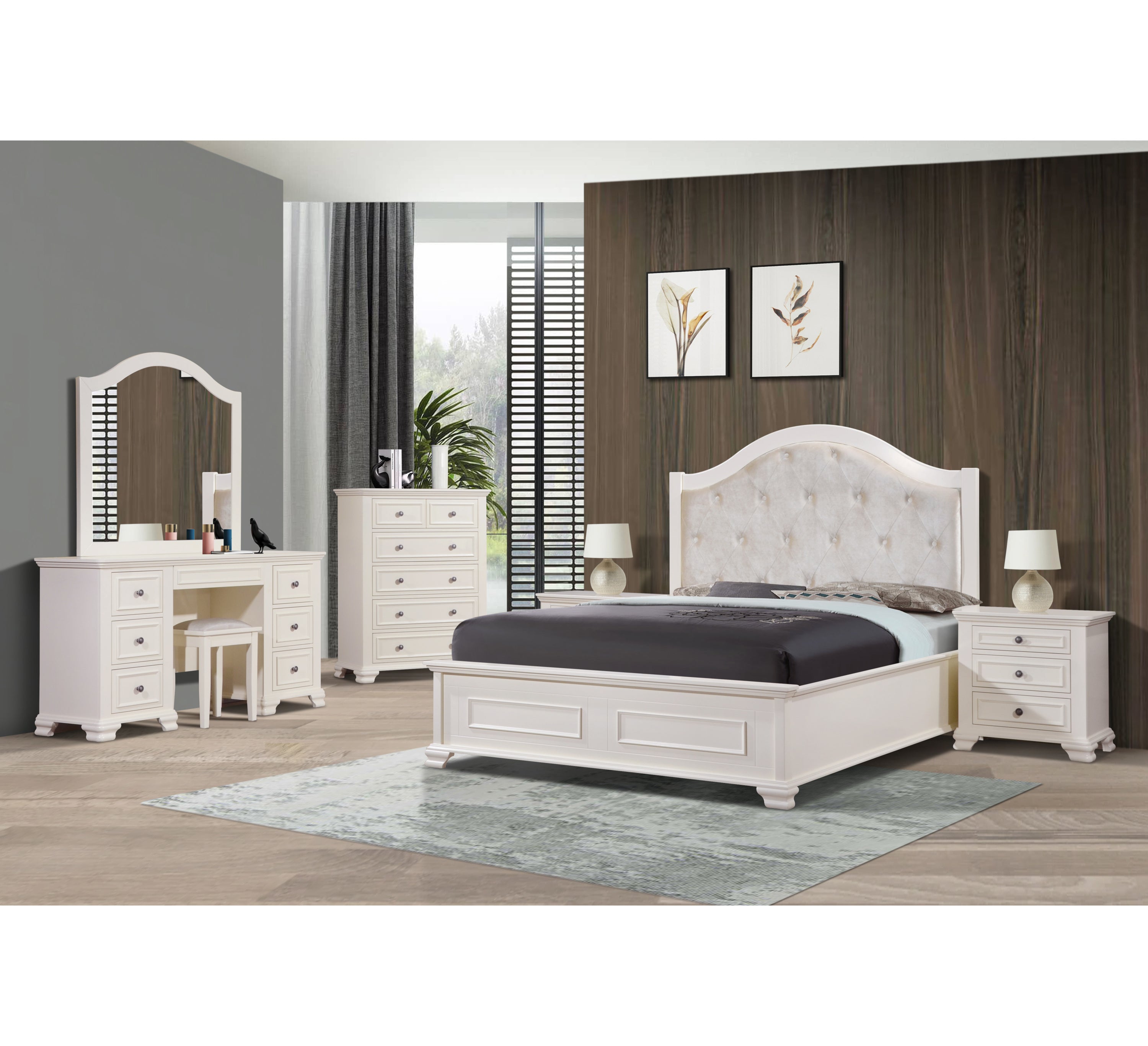 Charlotte wooden bedframe