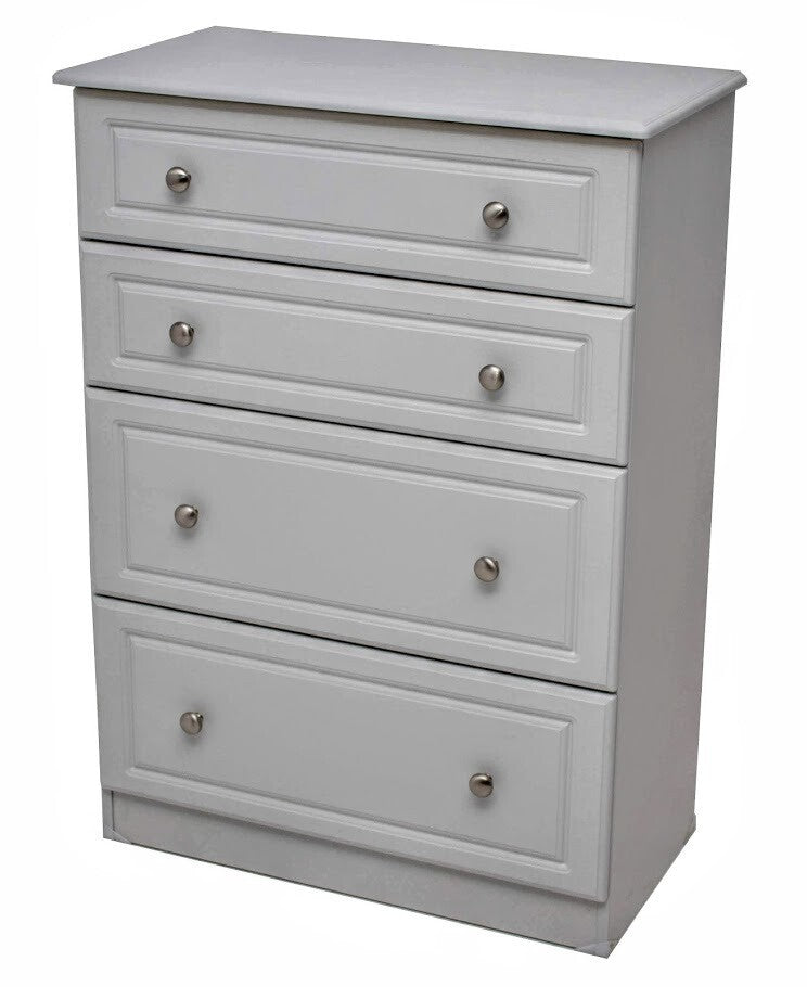 Grey Ash 4 Drawer Deep Chest