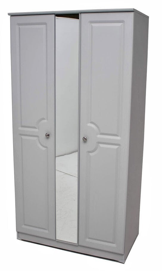 Grey Ash 3ft Wardrobe Centre Mirror