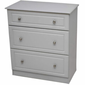 Grey Ash 3 Drawer Deep Chest
