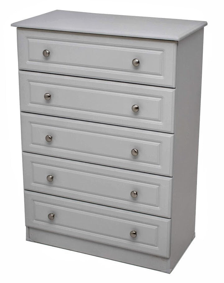 Grey Ash 5 Drawer Chest