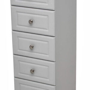 Grey Ash 5 Drawer Locker