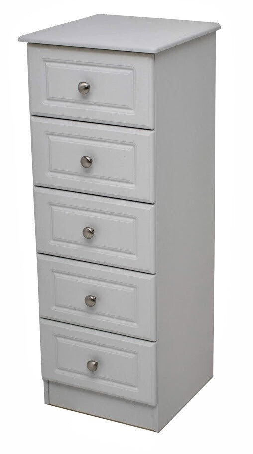 Grey Ash 5 Drawer Locker
