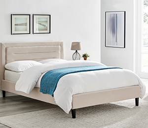 Picasso Bed in Biscuit