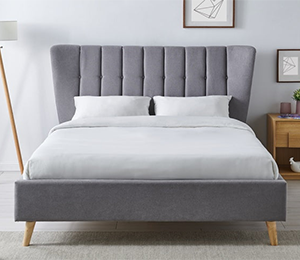 Tasya Light Grey bed